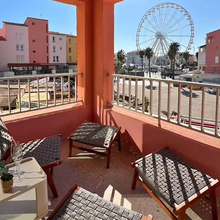 Lägenhet Evasion De Luxe Avec Prive, Centre-port Le Cap Agde